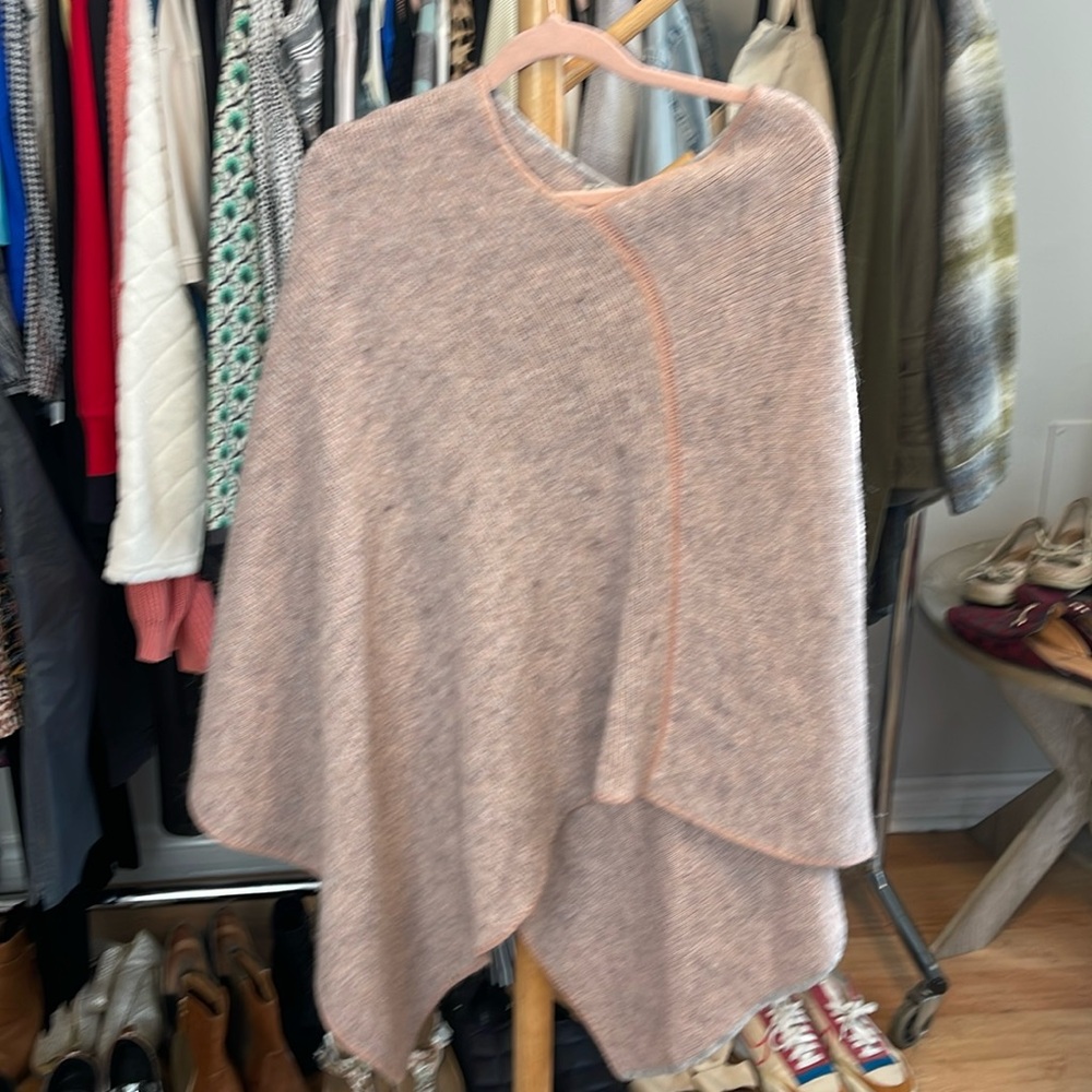 96. Fratellitalli Wool/alpaca Blend Poncho